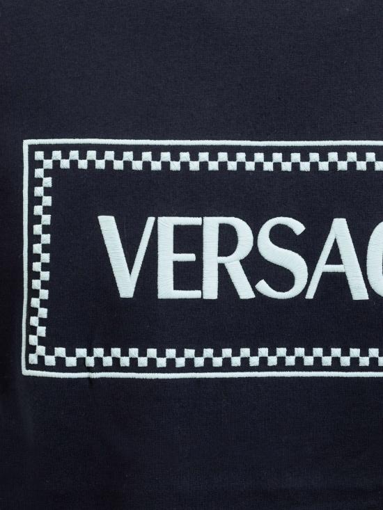  베르사체 반팔 티셔츠 10116941A08584 1UI20 NAVY BLUE - VERSACE
