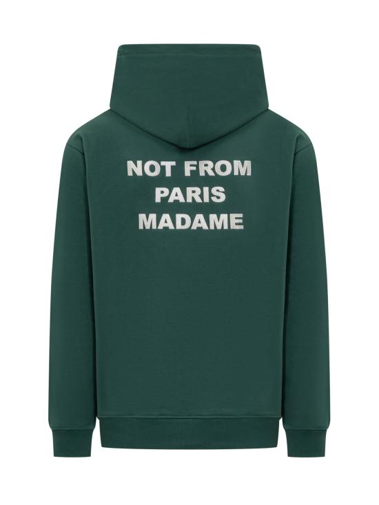 25FW 드롤드무슈 긴팔 티셔츠 PERMHO162CO127 DGN DARK GREEN - DROLE DE MONSIEUR