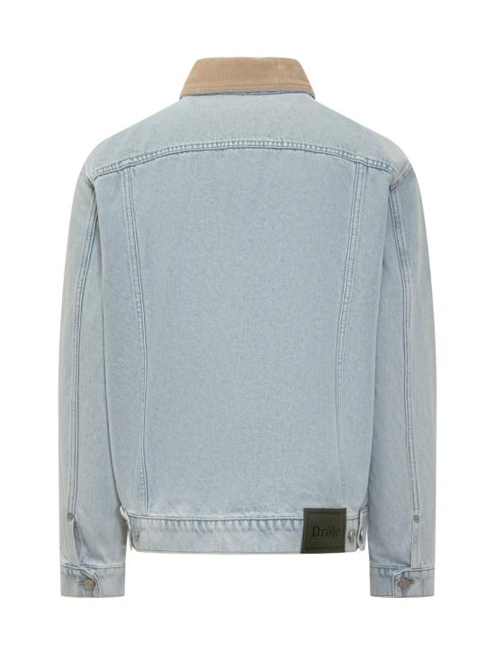 25FW 드롤드무슈 데님 자켓 PERMJT1256CO123 LBE LIGHT BLUE - DROLE DE MONSIEUR