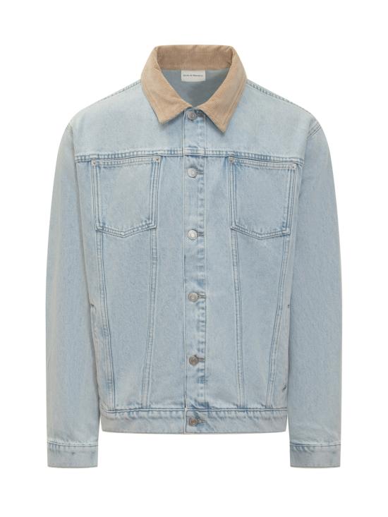 25FW 드롤드무슈 데님 자켓 PERMJT1256CO123 LBE LIGHT BLUE