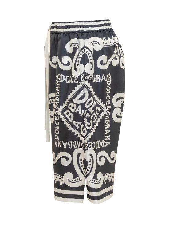  돌체앤가바나 숏팬츠 GV37ATHI1QD HB4XR DG MARINA FDO BLU - DOLCE & GABBANA