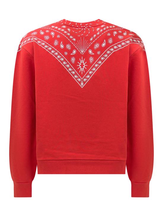  [키즈] 마르셀로 불론 캐시미어 니트 CBBA001F23FLE006 2001 ORANGE WHITE - MARCELO BURLON