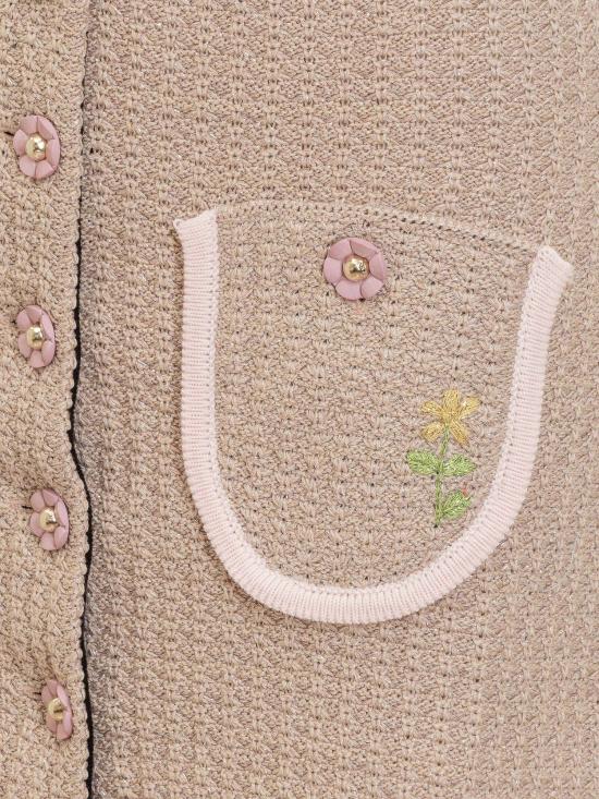  코르미오 스커트 CHIARA BEIGEPINK BEIGE W BABY PINK GLITTER - CORMIO