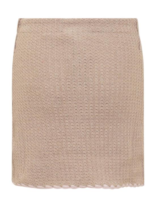  코르미오 스커트 CHIARA BEIGEPINK BEIGE W BABY PINK GLITTER - CORMIO