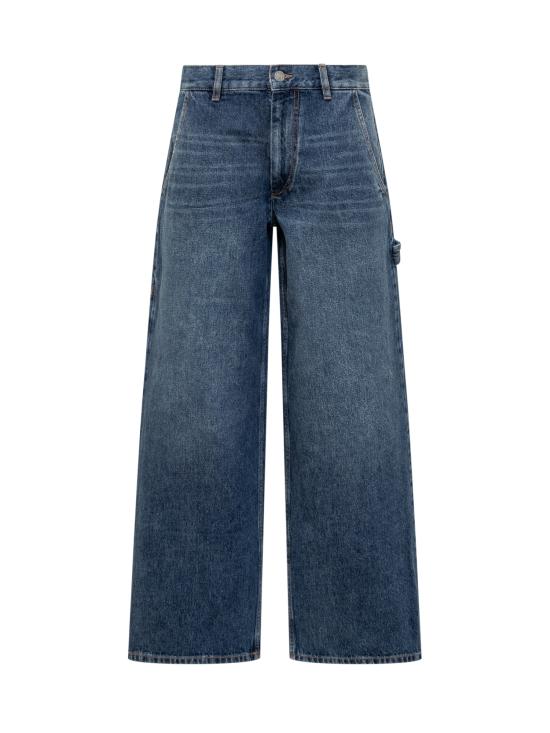 24FW 이자벨마랑에뚜왈 스트레이트 팬츠 24APA0396FAB3H02E 30BU BLUE