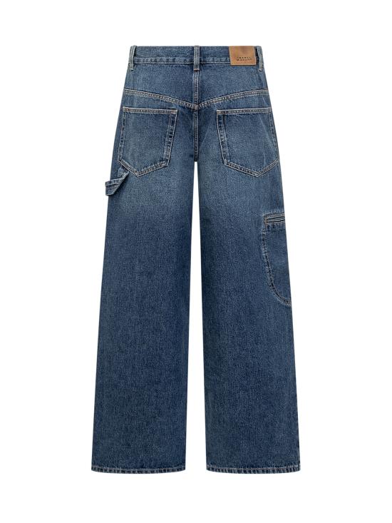 24FW 이자벨마랑에뚜왈 스트레이트 팬츠 24APA0396FAB3H02E 30BU BLUE - ISABEL MARANT ETOILE