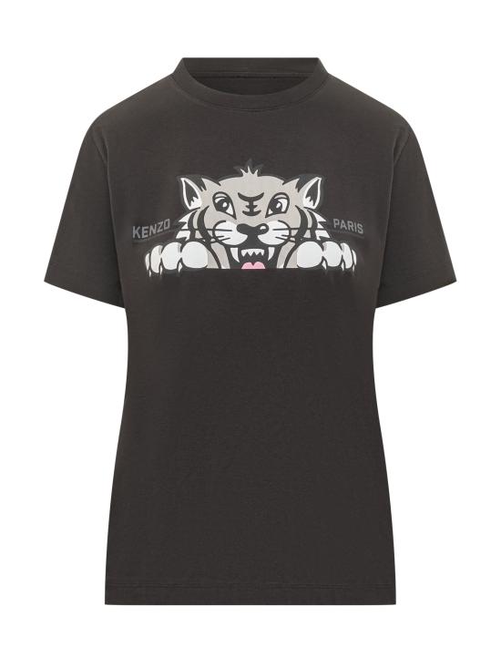 25FW 겐조 반팔 티셔츠 FF62TS3524SO 99J BLACK