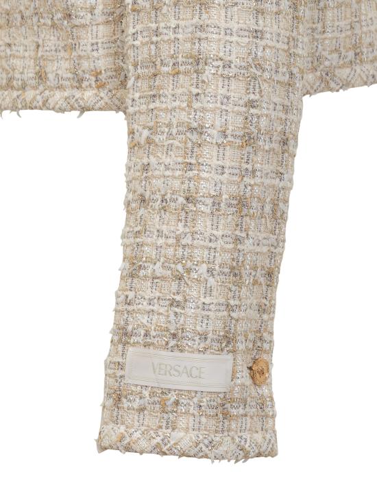 25SS 베르사체 수트 자켓 10189441A13646 2KN80 BISCUIT WHITE - VERSACE