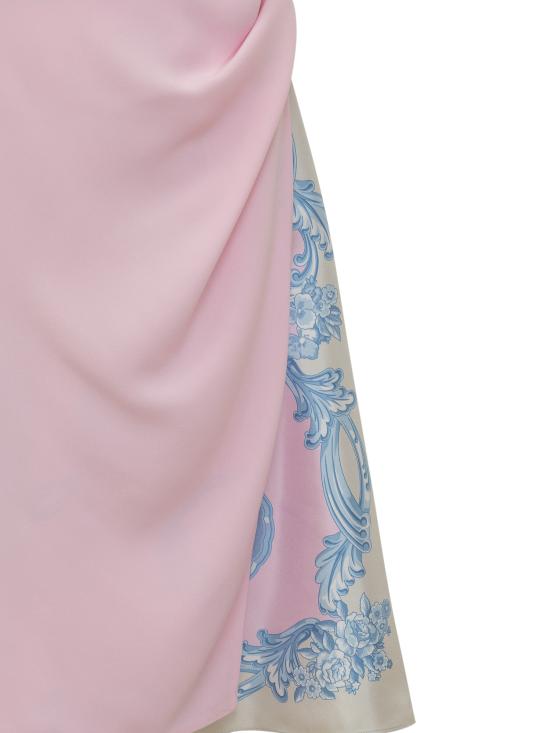 25SS 베르사체 미디 원피스 10199481A12369 1PS10 PASTEL PINK - VERSACE