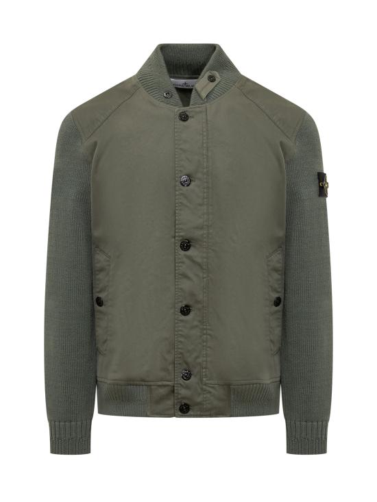  스톤 아일랜드 봄버 자켓 801543935 V0059 MUSK