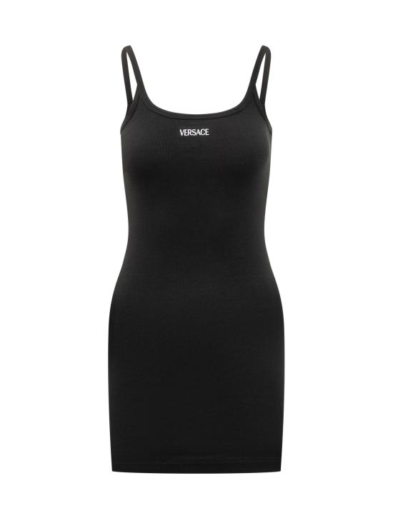 25FW 베르사체 숏 원피스 10205121A15461 1B000 BLACK