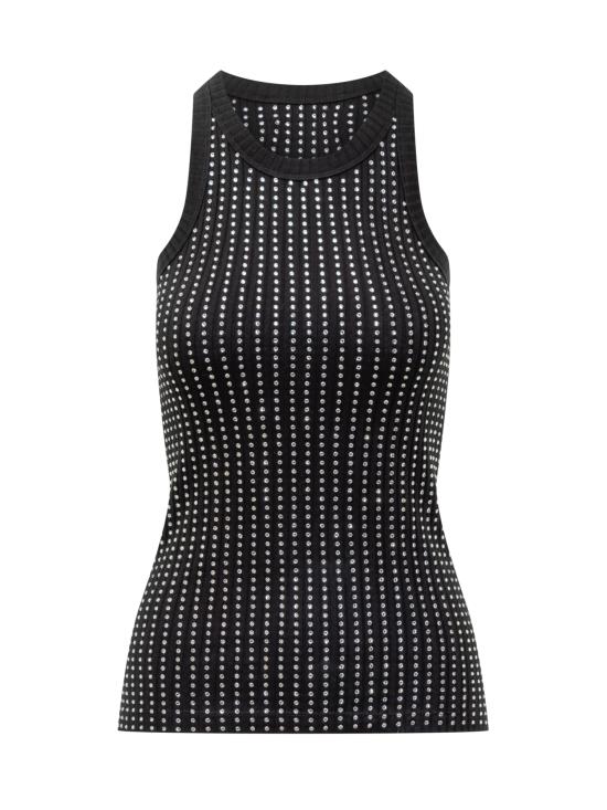 25SS 디 아티코 민소매 티셔츠 250WCN00004JJJ051TR 100 BLACK