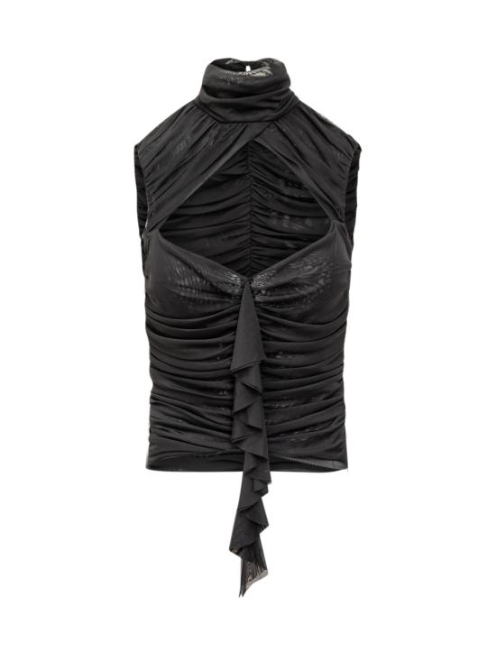  데 라 발리 민소매 티셔츠 SS24DS1541 BLACK