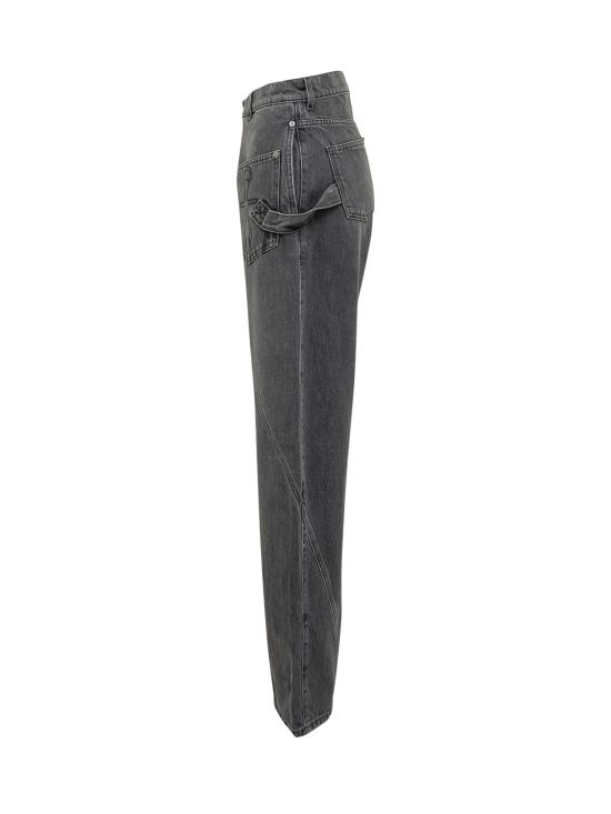 25FW JW앤더슨 트위스트 워크웨어 진 DT0102PG1745 929 GREY - JW ANDERSON