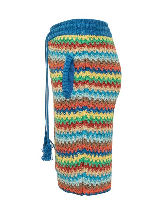  알라누이 숏팬츠 LMHM004S23KNI001 8484 MULTICOLOR - ALANUI