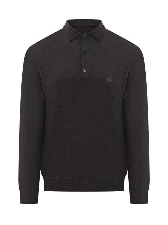 25FW 에트로 폴로 티셔츠 MRKF0028AL291 N0000 NERO