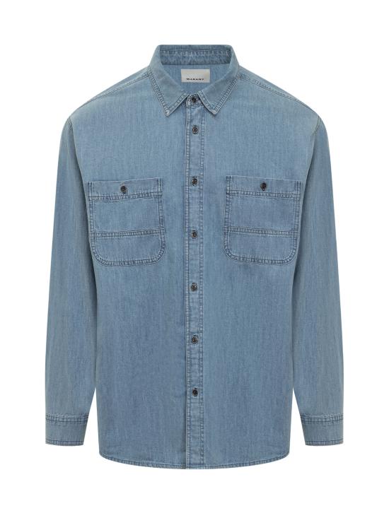  이자벨마랑 데님 셔츠 24PCH0045HBB1H06H 30BU BLUE