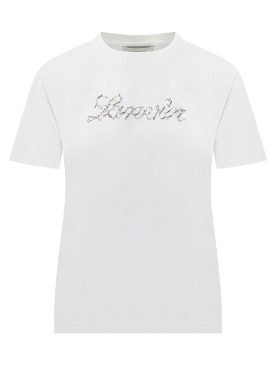 25SS 랑방 반팔 티셔츠 RWTS9030J176P25 01 OPTIC WHITE