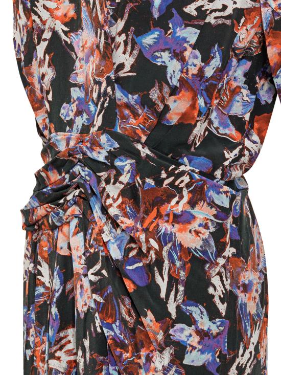  이로 숏 원피스 22WWP33MERERA BLA7222W BLACK MULTICOLOR - IRO