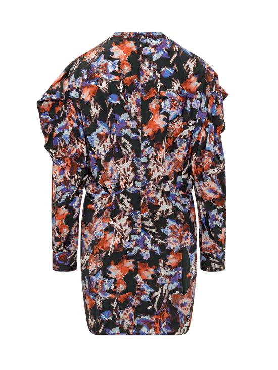  이로 숏 원피스 22WWP33MERERA BLA7222W BLACK MULTICOLOR - IRO