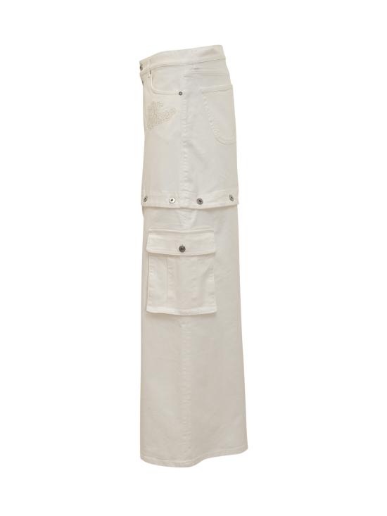  오프화이트 데님 팬츠 OMYA183S24DEN001 0202 RAW WHITE - OFF WHITE