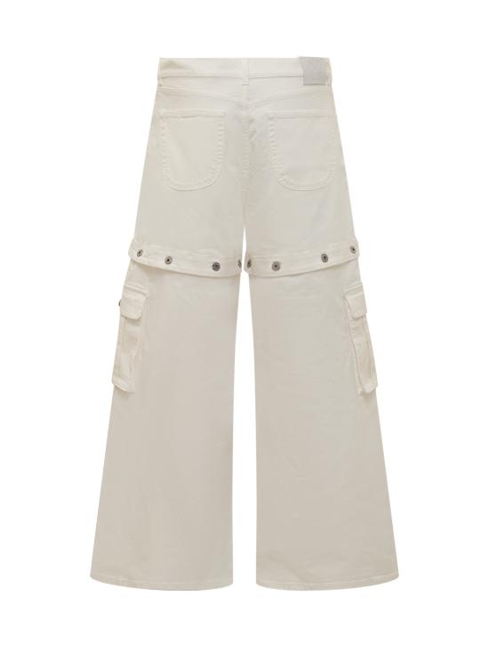  오프화이트 데님 팬츠 OMYA183S24DEN001 0202 RAW WHITE - OFF WHITE