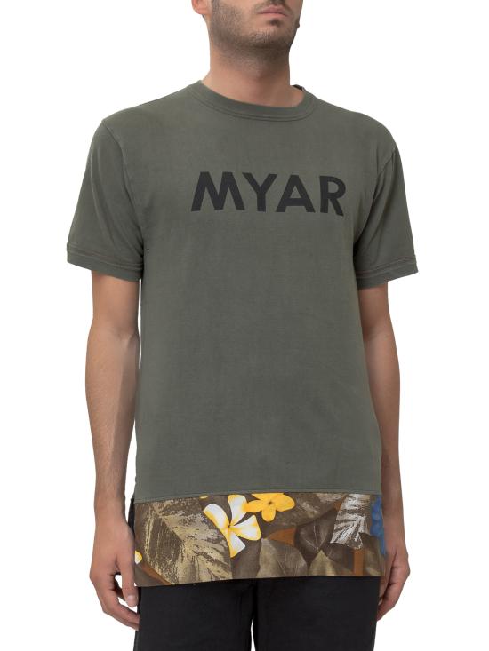  마이어 반팔 티셔츠 MYA1A MILITARYG VERDE