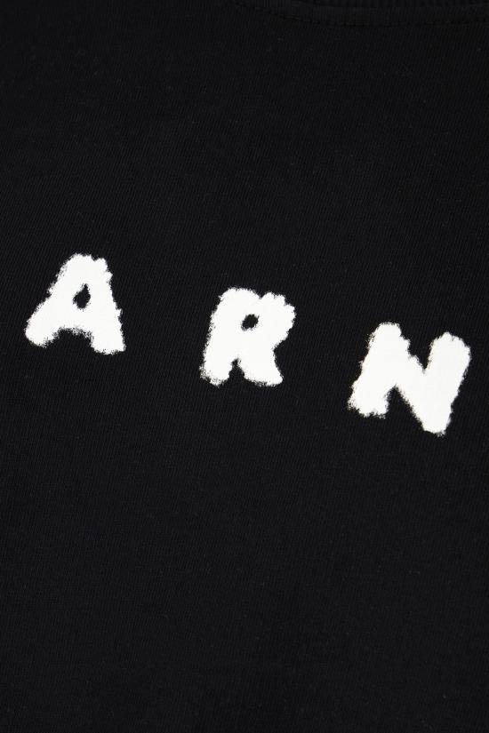 25FW 마르니 로고 크루넥 스웨트셔츠 FLJE0185P7USCX43SLN99 BLACK DOM - MARNI