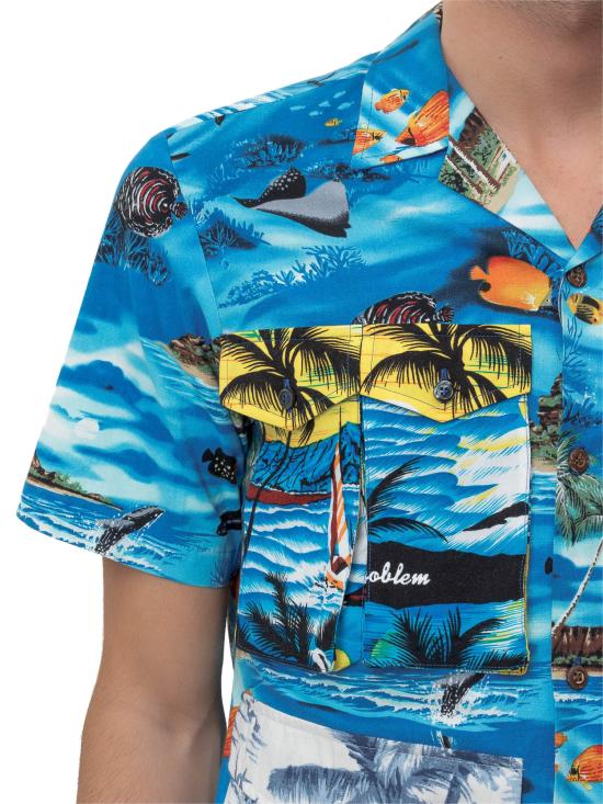  마이어 반팔 셔츠 REAH00 HALOAFABR BIANCO - MYAR