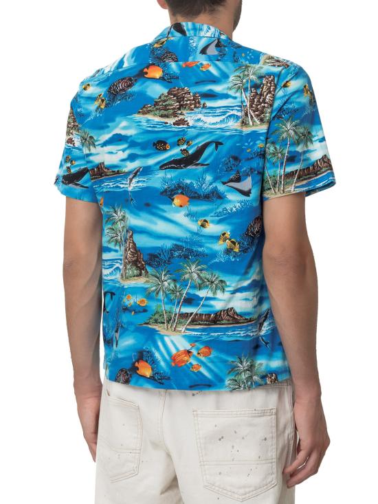  마이어 반팔 셔츠 REAH00 HALOAFABR BIANCO - MYAR