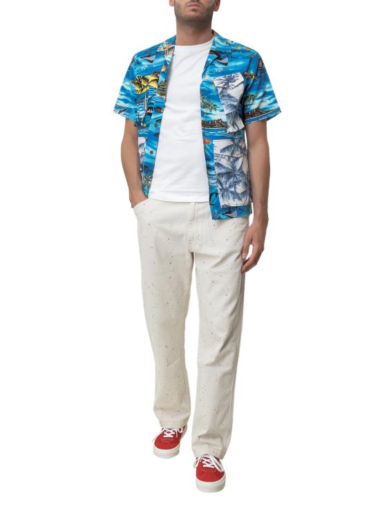  마이어 반팔 셔츠 REAH00 HALOAFABR BIANCO - MYAR