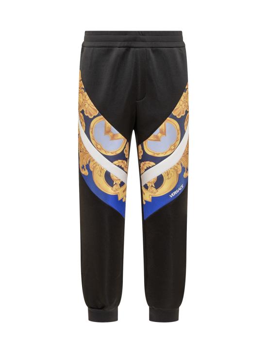  베르사체 트레이닝/조거 팬츠 10086181A06205 5U670 NAVY COBALT GOLD