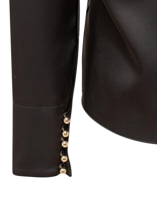  랑방 블라우스 RWTO00045822H23 10 BLACK - LANVIN