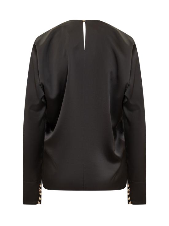  랑방 블라우스 RWTO00045822H23 10 BLACK - LANVIN