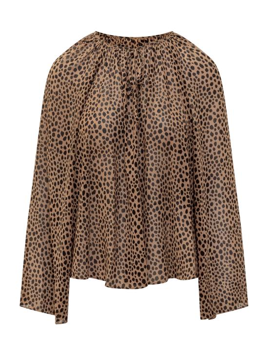 25SS 마이클 코어스 긴팔 티셔츠 MR540R0GRY 214 CAFE