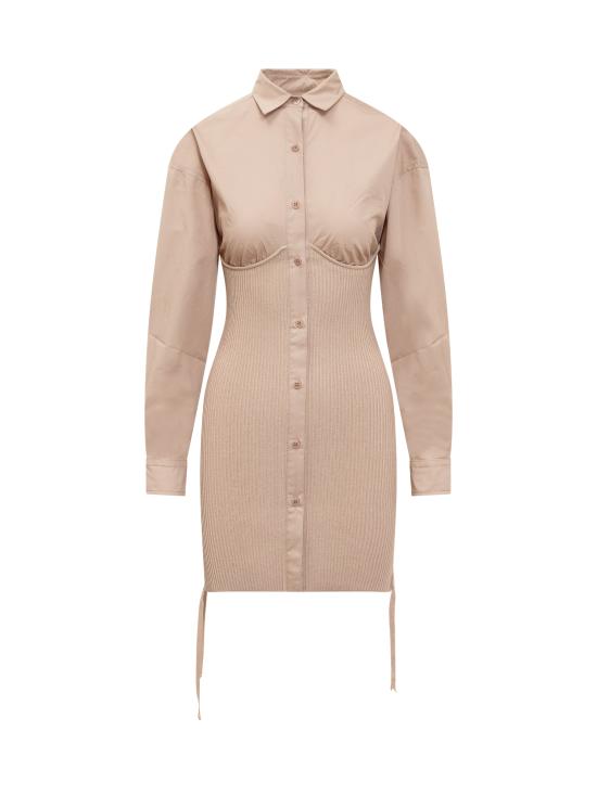  안드레아 아다모 숏 원피스 ADSS22DR07258475 001A BEIGE