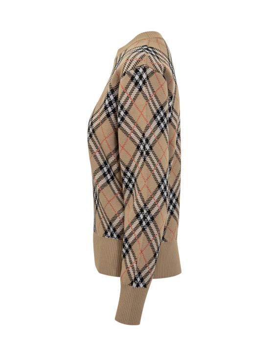 25FW 버버리 스웨터 8110514 B9368 SAND IP CHECK - BURBERRY
