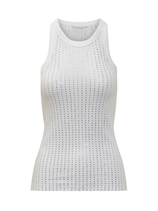 25SS 디 아티코 민소매 티셔츠 250WCN00004JJJ051TR 001 WHITE