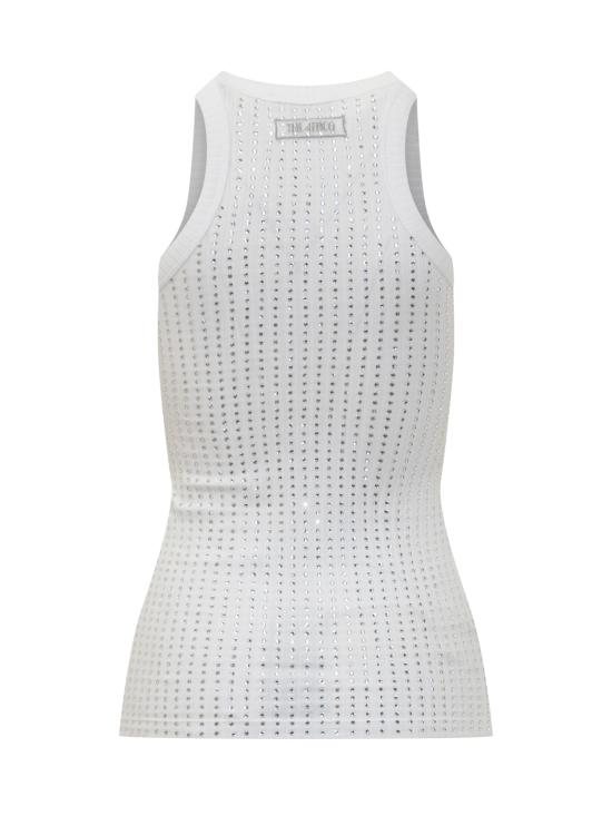 25SS 디 아티코 민소매 티셔츠 250WCN00004JJJ051TR 001 WHITE - THE ATTICO