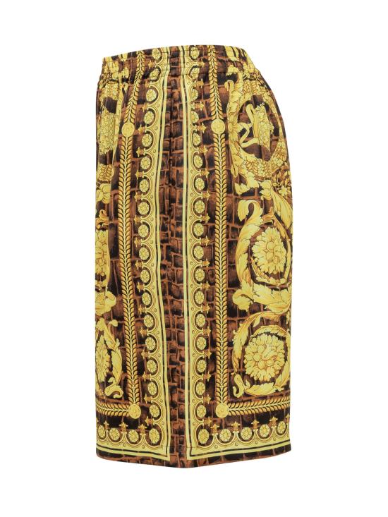  베르사체 숏팬츠 10024761A08535 5X330 CARAMEL BLACK GOLD - VERSACE