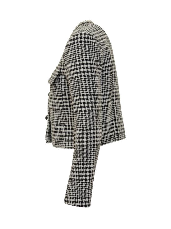 25FW 셀프 포트레이트 수트 자켓 PF25111JBW BLACK WHITE - SELF PORTRAIT