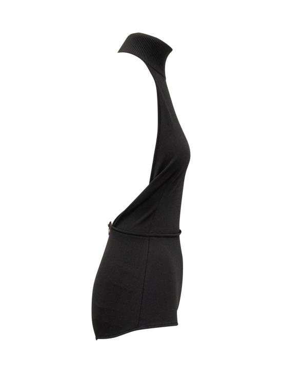 25SS 막스마라 민소매 티셔츠 2511361283600 012 SOLIDO NERO - MAX MARA