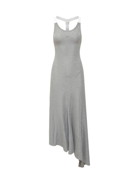 25SS 오프화이트 원피스 OWDB541S25JER002 7272 SILVER SILVER