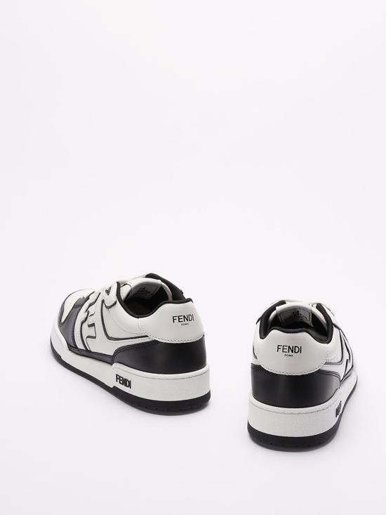 25FW 펜디 매치 레더 로우탑 스니커즈 7E1643AOMNF0E7C Black - FENDI