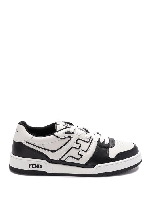 25FW 펜디 매치 레더 로우탑 스니커즈 7E1643AOMNF0E7C Black