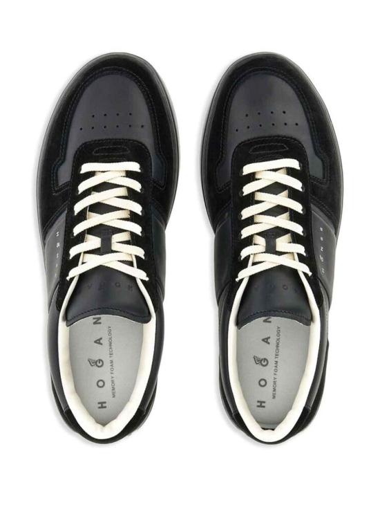 25FW 호간 스니커즈 HXM6680FL30ODZB999 Black - HOGAN