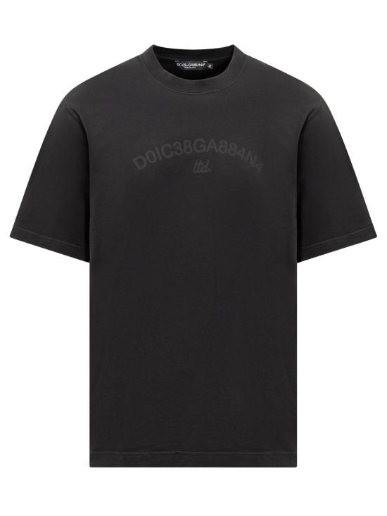  돌체앤가바나 반팔 티셔츠 G8PN9TG7M3K N0000 NERO