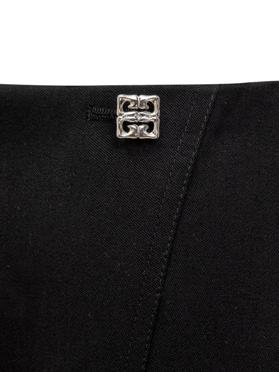  지방시 미디 스커트 BW40V615CT 001 BLACK - GIVENCHY