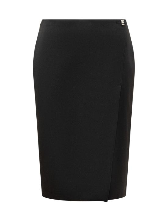  지방시 미디 스커트 BW40V615CT 001 BLACK