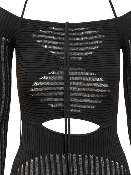  안드레아 아다모 숏 원피스 ADPS23DR20947473 0040473 BLACK - ANDREA ADAMO